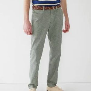 J. Crew 484 Slim-fit pant in stretch chambray W30 L32